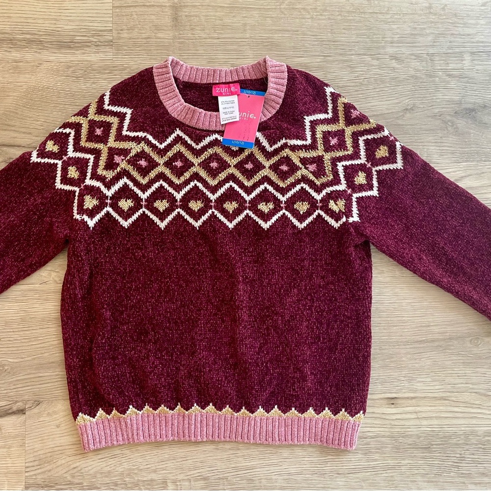 4/$25 | NWT | Zuni | Sweater for Girls | Large (10-12) - Picture 5 of 5
